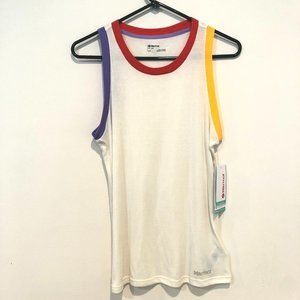 Marmot Tank Top Long Medium White, Yellow, Red, Purple